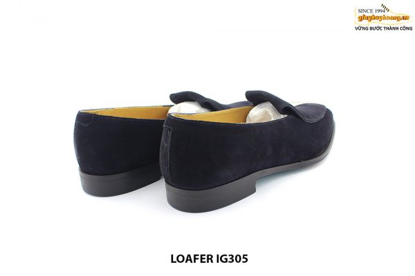 [Outlet Size 39+41] Giày lười nam da lộn đế da loafer IG305 003