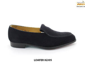 [Outlet Size 39+41] Giày lười nam da lộn đế da loafer IG305 001