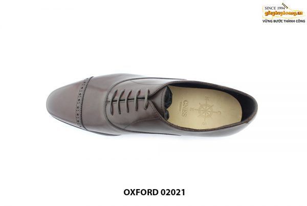 [Outlet size 44] Giày da nam hàng hiệu Oxford 02021 002