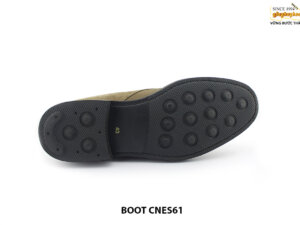 [Outlet] Giày da lộn Chukka Boot nam xám CNES61 005