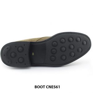 [Outlet] Giày da lộn Chukka Boot nam xám CNES61 005