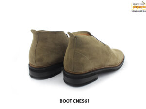 [Outlet] Giày da lộn Chukka Boot nam xám CNES61 004