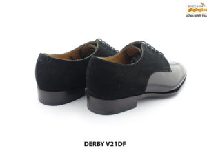 Giày da nam phối da lộn cao cấp Derby V21DF 004