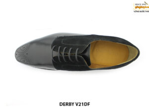 Giày da nam phối da lộn cao cấp Derby V21DF 002