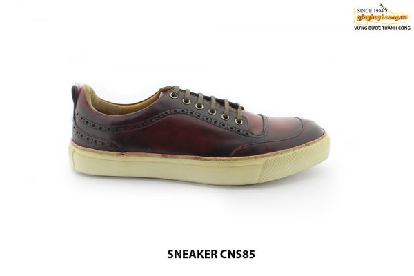 [Outlet size 40+41] Giày da thể thao nam Sneaker CNS85 001