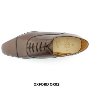 [Outlet size 42] Giày da nam đơn giản mũi vuông Oxford OX02 002