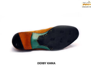 [Outlet size 41] Giày da lộn nam cao cấp Derby KHMA 004
