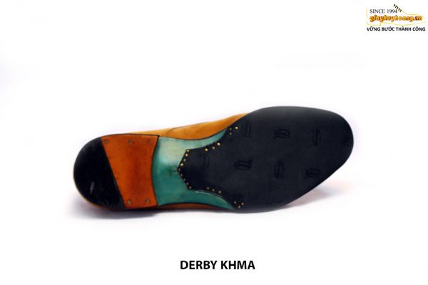 [Outlet size 41] Giày da lộn nam cao cấp Derby KHMA 004