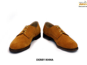 [Outlet size 41] Giày da lộn nam cao cấp Derby KHMA 002