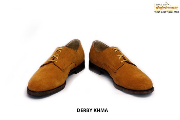 [Outlet size 41] Giày da lộn nam cao cấp Derby KHMA 002