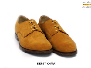 [Outlet size 41] Giày da lộn nam cao cấp Derby KHMA 001