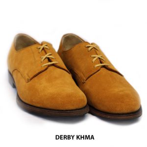 [Outlet size 41] Giày da lộn nam cao cấp Derby KHMA 001