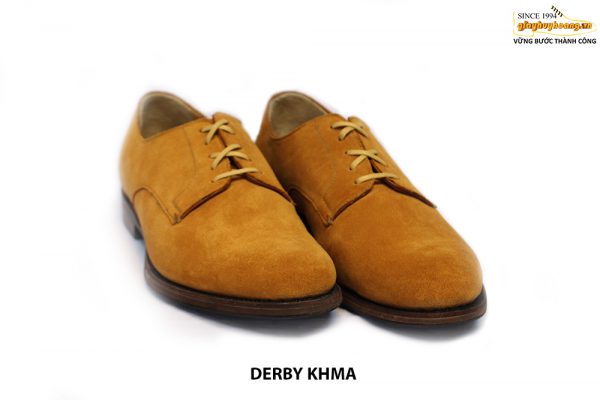 [Outlet size 41] Giày da lộn nam cao cấp Derby KHMA 001