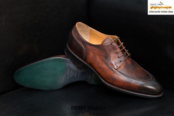 Giày da nam đánh màu tuyệt đẹp Derby DB2141 005