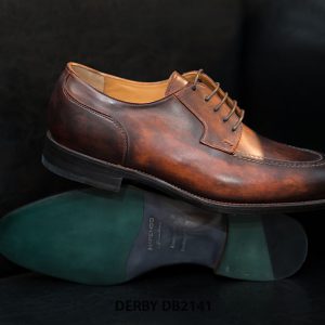 Giày da nam đánh màu tuyệt đẹp Derby DB2141 004