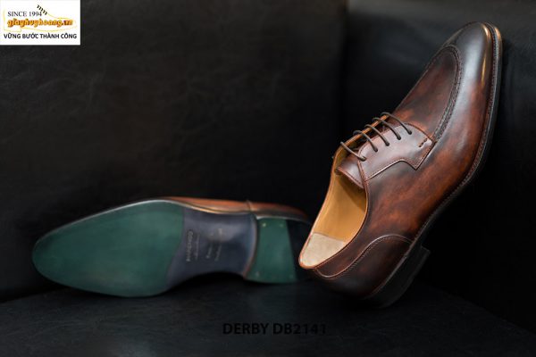 Giày da nam đánh màu tuyệt đẹp Derby DB2141 003