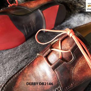 Giày da nam đánh màu kiểu ngọn lửa Derby DB2146 002