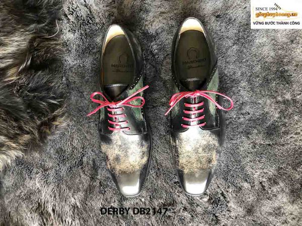 Giày da nam đánh màu đẹp Derby DB2147 004
