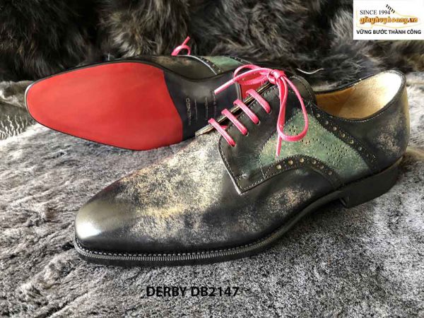 Giày da nam đánh màu đẹp Derby DB2147 003