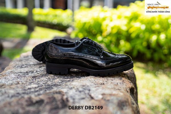 Giày da nam bóng loáng Derby DB2149 004