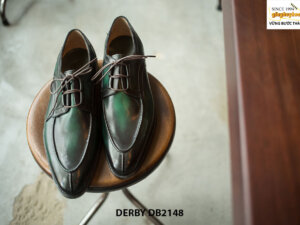Giày da nam màu xanh lá Derby DB2148 005