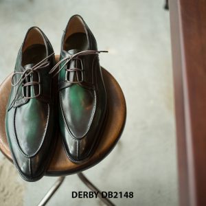 Giày da nam màu xanh lá Derby DB2148 005