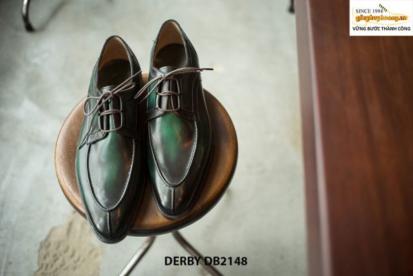 Giày da nam màu xanh lá Derby DB2148 005