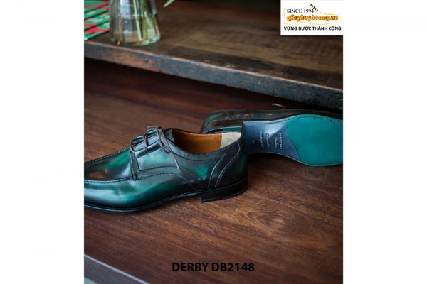 Giày da nam màu xanh lá Derby DB2148 004