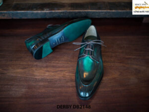 Giày da nam màu xanh lá Derby DB2148 003