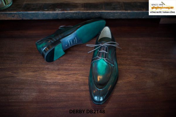 Giày da nam màu xanh lá Derby DB2148 003