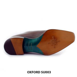 Giày da nam cao cấp 1 miếng da Oxford Wholecut SU003 009