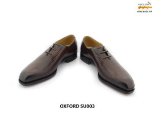 Giày da nam cao cấp 1 miếng da Oxford Wholecut SU003 007