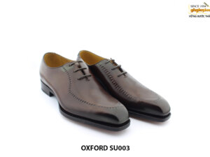 Giày da nam cao cấp 1 miếng da Oxford Wholecut SU003 006