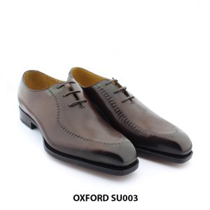 Giày da nam cao cấp 1 miếng da Oxford Wholecut SU003 006