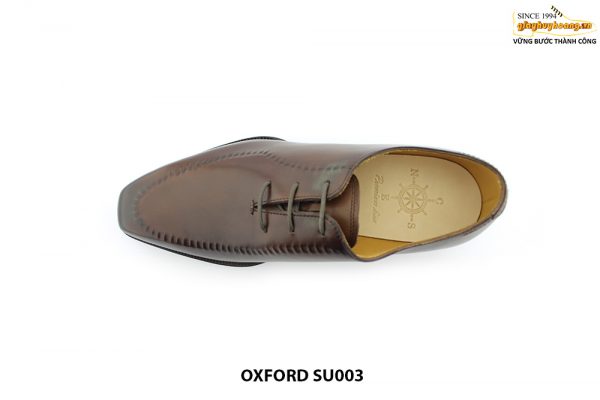 Giày da nam cao cấp 1 miếng da Oxford Wholecut SU003 005
