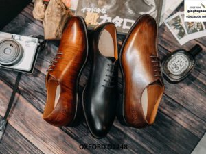 Giày da nam cao cấp Oxford Wholecut O2248 008