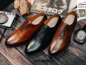 Giày da nam cao cấp Oxford Wholecut O2248 007