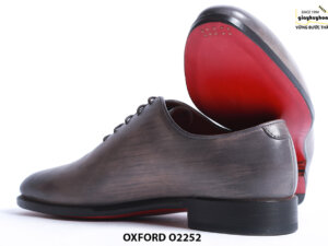 Giày da nam đánh màu Oxford O2252 004