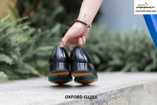 Giày da nam wholecut da trơn Oxford O2253 007