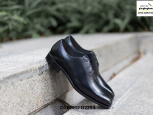 Giày da nam wholecut da trơn Oxford O2253 006