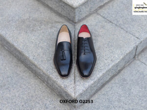 Giày da nam wholecut da trơn Oxford O2253 005