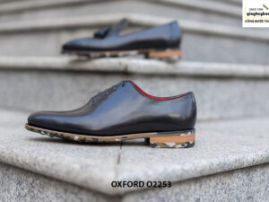 Giày da nam wholecut da trơn Oxford O2253 004