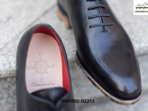 Giày da nam wholecut da trơn Oxford O2253 002