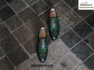 Giày tây nam đục lỗ Wingtips Oxford O2254 008