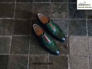 Giày tây nam đục lỗ Wingtips Oxford O2254 006