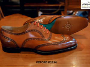 Giày tây nam đục lỗ Wingtips Oxford O2254 005