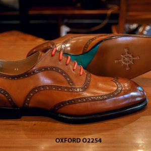 Giày tây nam đục lỗ Wingtips Oxford O2254 005