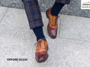 Giày tây nam Wingtips phối màu Oxford O2255 003