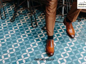 Giày tây nam cao cấp handmade Oxford O2257 006