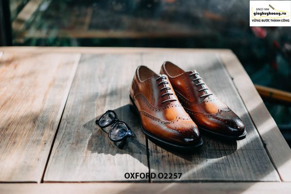 Giày tây nam cao cấp handmade Oxford O2257 001